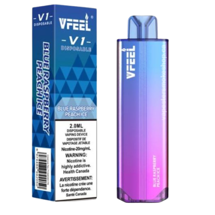 VFEEL V1 Blue Raspberry Peach Ice